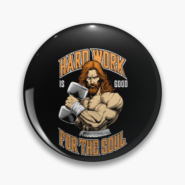 Item preview, Muscular Jesus Dumbbell Hard designed and sold by Trash-Wares.