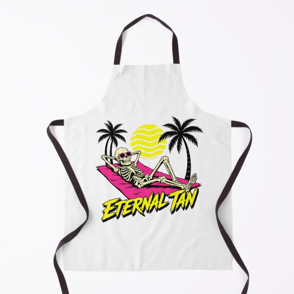 Item preview, Eternal Tan Skeleton Beach Skater Vibes Dark Humor designed and sold by chattsuede.