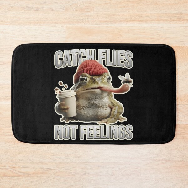 Item preview, Catch Flies Not Feelings Funny Frog Coffee Lover Quote designed and sold by CharlieConon.