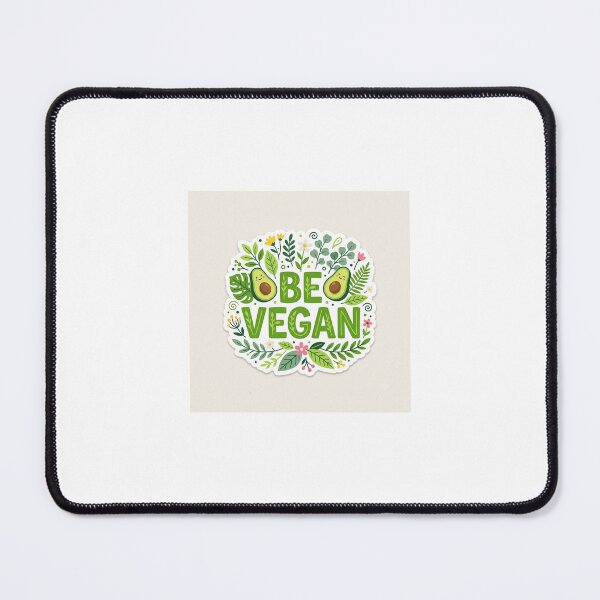 Item preview, Cute Be Vegan Aesthetic Plant Based Cute Avocado Green Nature Sticker designed and sold by Humpty143.