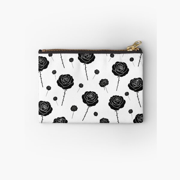 Item preview, White Outline Black Roses — Transparent Pattern designed and sold by Bondingbonding.