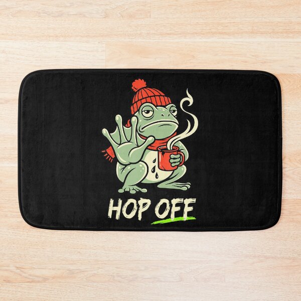 Item preview, Hop Off Grumpy Frog Coffee Lover Introvert Sarcasm Humor designed and sold by CharlieConon.