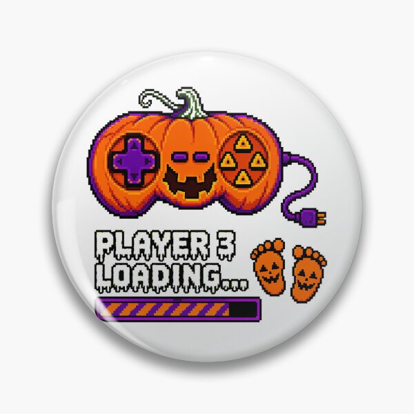 Item preview, Gamer Halloween Pregnancy Announcement Player Three designed and sold by chattsuede.