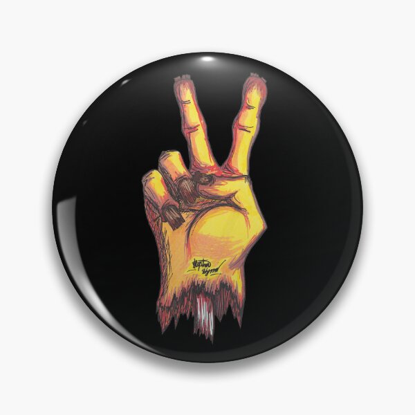 Item preview, Peace Sign Scar-E-Moji designed and sold by Grimmlar.