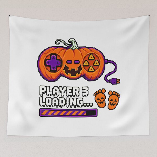Item preview, Gamer Halloween Pregnancy Announcement Player Three designed and sold by chattsuede.