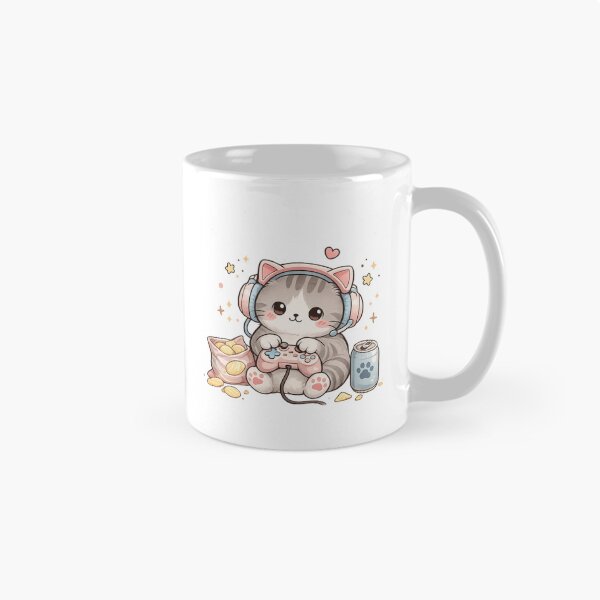 Item preview, Gaming Cat – Cute Gamer Cat Gaming Design designed and sold by Cool Tee World .