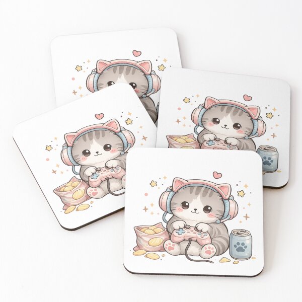 Item preview, Gaming Cat – Cute Gamer Cat Gaming Design designed and sold by Cool Tee World .