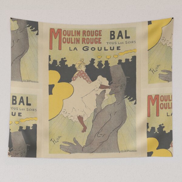Item preview, Moulin Rouge La Goulue by Henri de Toulouse-Lautrec - Vintage French Cabaret Poster designed and sold by artofuniverse.