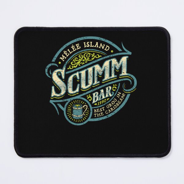 Item preview, Melee Island Scumm Bar Adventure Video Game Typography designed and sold by Teano-cbl.