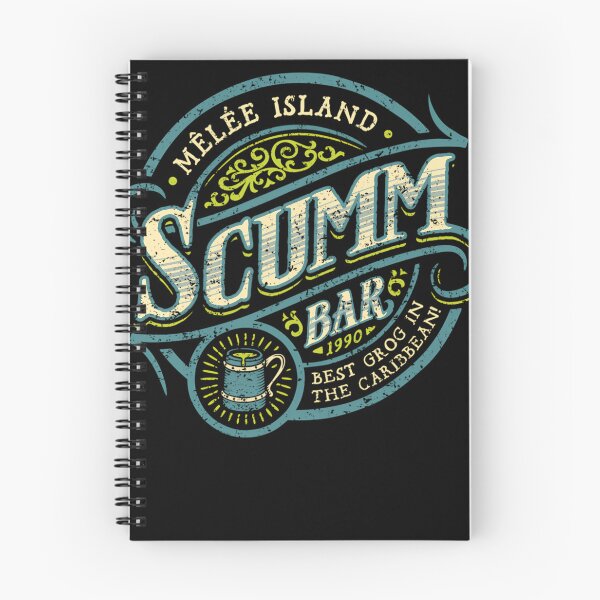 Item preview, Melee Island Scumm Bar Adventure Video Game Typography designed and sold by Teano-cbl.