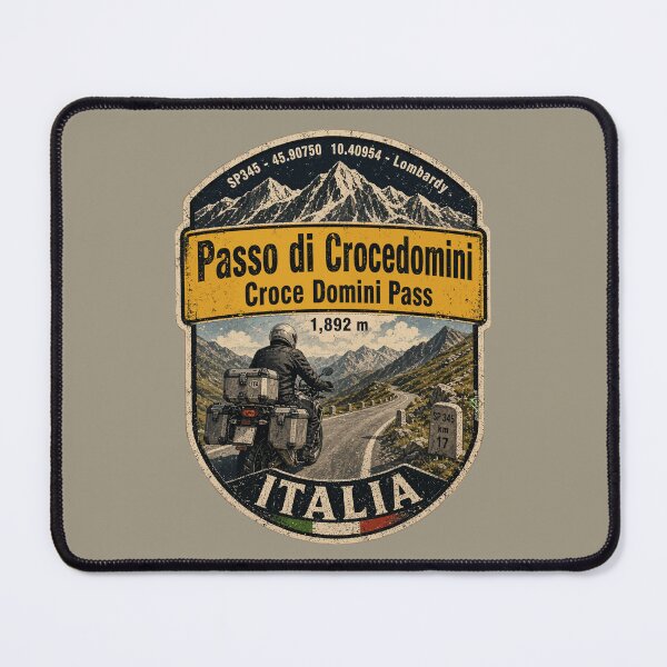 Item preview, Passo di Crocedomini, Croce Domini Pass Italy Italia Sticker TShirt 09 designed and sold by OuterShellUK.