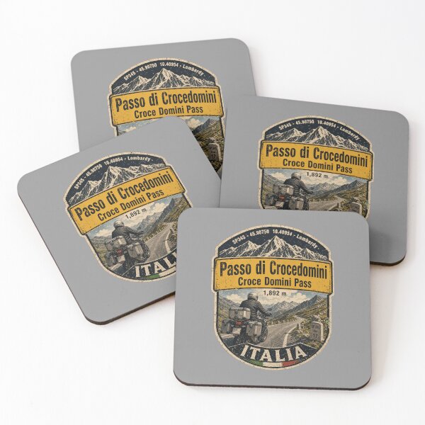 Item preview, Passo di Crocedomini, Croce Domini Pass Italy Italia Sticker TShirt 09 designed and sold by OuterShellUK.