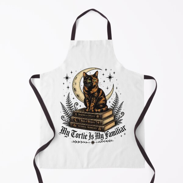 Item preview, Tortoiseshell Cat Familiar Gothic Witchy Occult Magic designed and sold by chattsuede.
