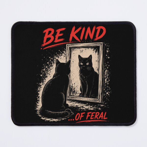 Item preview, Be Kind... of Feral Funny Cat designed and sold by gordonbwyashop.