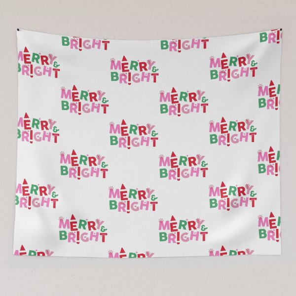 Item preview, Merry and Bright Christmas design designed and sold by Looks Like Fun co..
