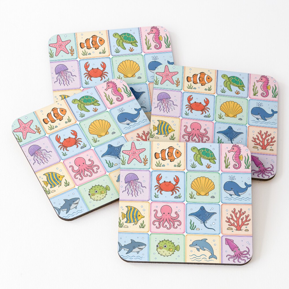 Item preview, Coasters (Set of 4) designed and sold by Ruchi73.