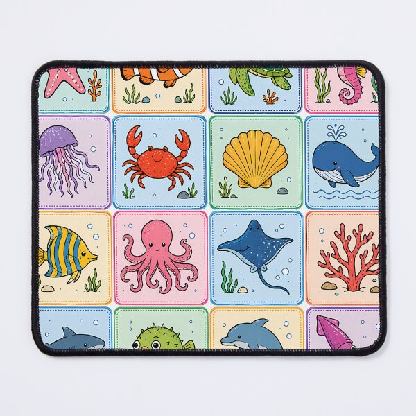 Item preview, Sea animals pattern designed and sold by Ruchi73.