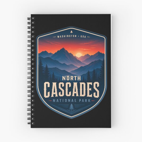 Item preview, North Cascades National Park Nature Landscape designed and sold by FrontierCosmic.