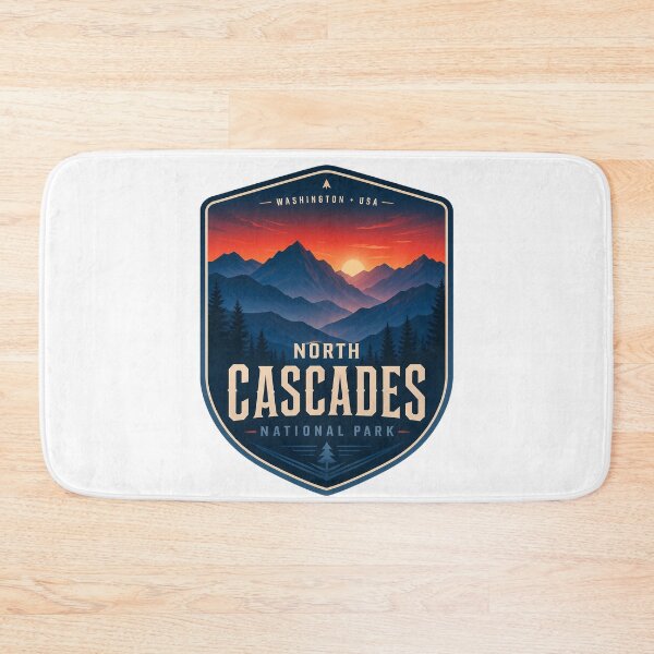 Item preview, North Cascades National Park Nature Landscape designed and sold by FrontierCosmic.