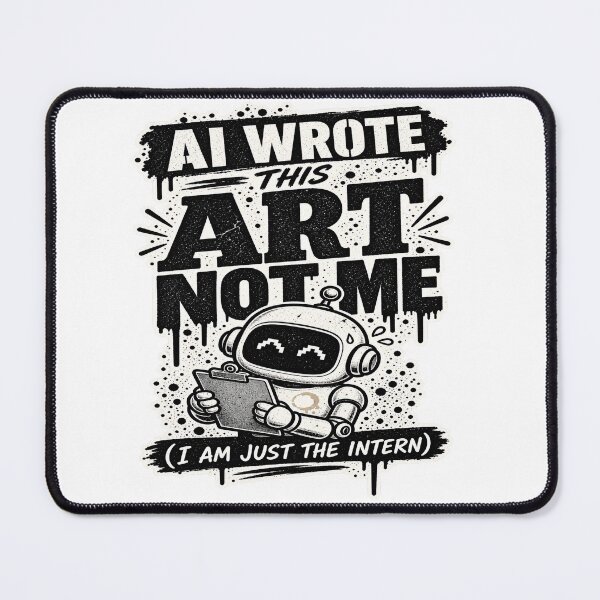 Item preview, AI Wrote This Art Not Me designed and sold by JMDG Studio.