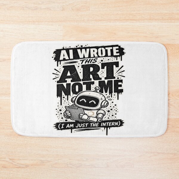 Item preview, AI Wrote This Art Not Me designed and sold by JMDG Studio.