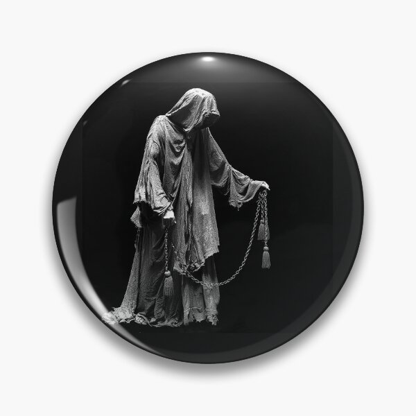Item preview, Hooded Chain Wraith Grim Reaper Gothic Dark Fantasy Art Design designed and sold by inkoutninja.