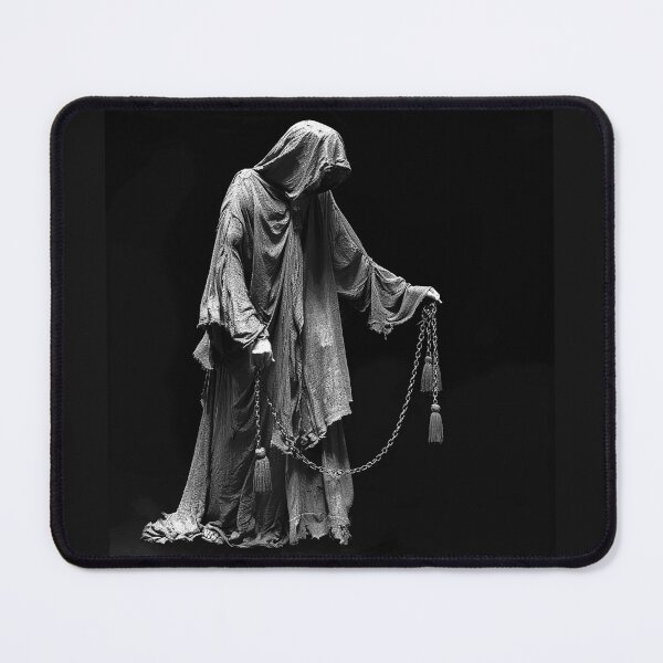 Item preview, Hooded Chain Wraith Grim Reaper Gothic Dark Fantasy Art Design designed and sold by inkoutninja.