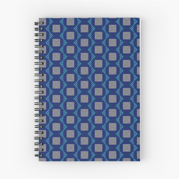 Item preview, Indigo Geometric Lattice Woven Pattern designed and sold by whimsiqueer.