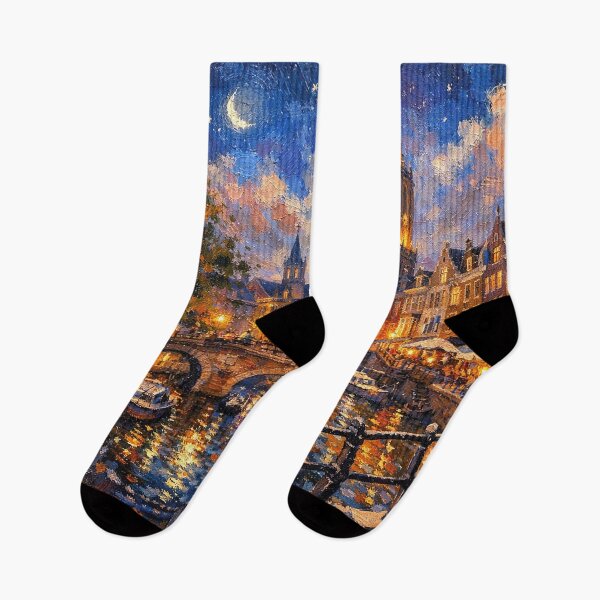 Item preview, Utrecht de noche, Países Bajos: un lugar precioso en Europa. designed and sold by GalleryKauffeld.