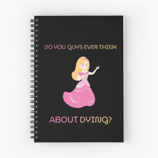 Item preview, Do You Guys Ever Think About Dying Barbie Minimalist Quote designed and sold by Mircea786.