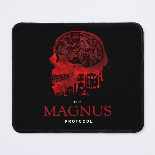Item preview, Circuit Board Brain Skull Red designed and sold by abdokerbiche.