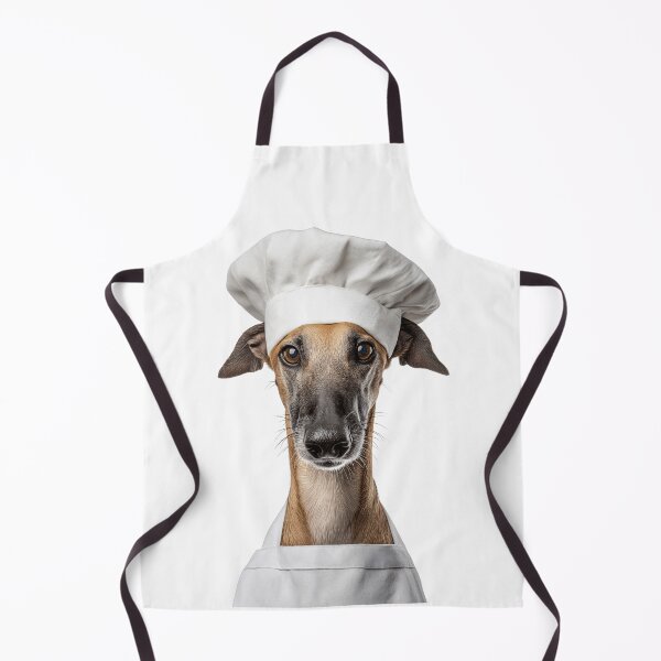 Item preview, Sloughi Chef Dog Funny Cooking Apron Hat Cute Pet Portrait designed and sold by LazyOwlStore.