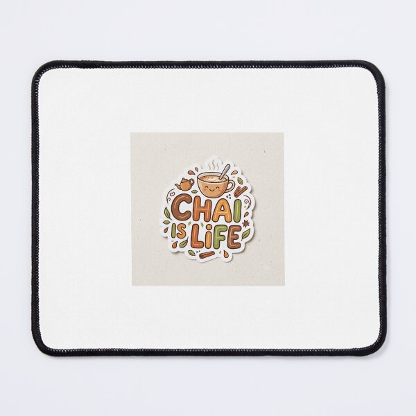 Item preview, Fun Hinglish Chai is Life Indian Tea Lover Funny Quote Aesthetic Sticker designed and sold by Humpty143.