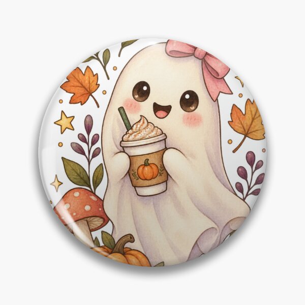 Item preview, Cute Ghost Pumpkin Spice Fall Halloween T-shirts  designed and sold by chomdesign.