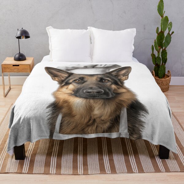 Item preview, German Shepherd Chef Dog Funny Cooking Apron Hat Cute Pet Portrait designed and sold by LazyOwlStore.