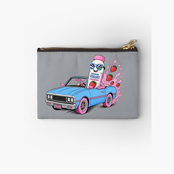 Item preview, Strawberry Drinking Yogurt Retro Ride designed and sold by Aimetoi.