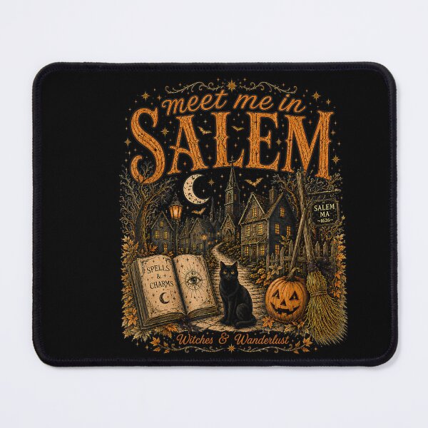 Item preview, Meet Me in Salem Vintage Witch Town Halloween designed and sold by VioletNance.