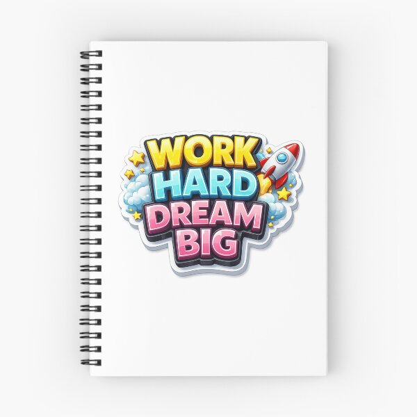 Item preview, Work Hard Dream Big 3D Motivational designed and sold by MR4me.