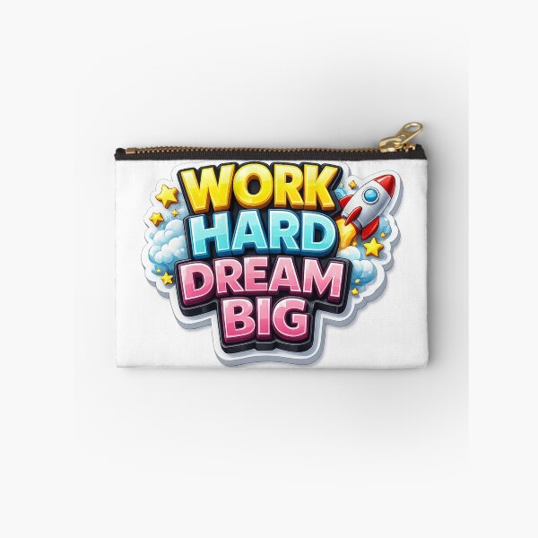 Item preview, Work Hard Dream Big 3D Motivational designed and sold by MR4me.
