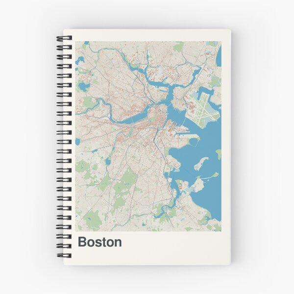 Item preview, Boston Minimalistic Map Art designed and sold by MapsNerd.