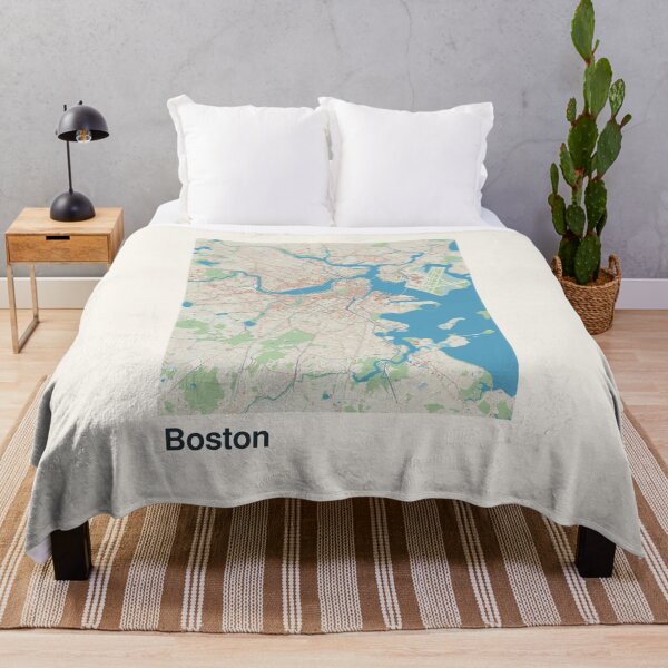 Item preview, Boston Minimalistic Map Art designed and sold by MapsNerd.