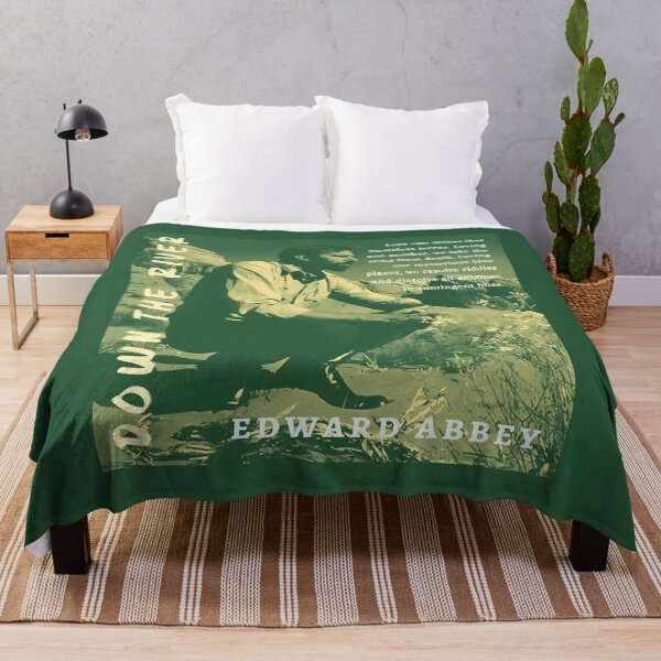 Item preview, Edward Abbey quote: Love can defeat that nameless terror. Loving one another, we take the sting from death. Loving our mysterious blue planet, we resolve riddles... designed and sold by artbleed.