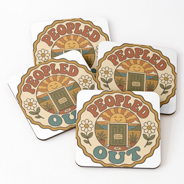Item preview, People Out Retro Groovy Please Do Not Disturb Introvert Gift designed and sold by BoosterShop.