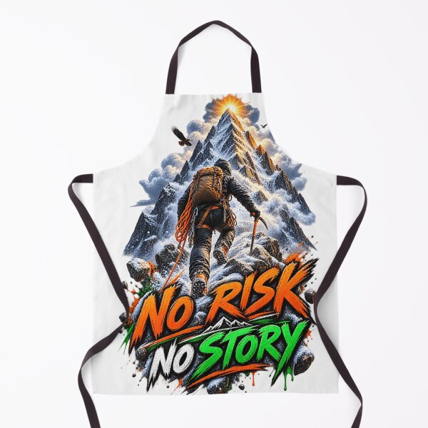 Item preview, No Risk No Story Mountain Adventure designed and sold by WearTheVibe Store.