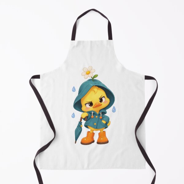 Item preview, Grumpy Rainy Day Duck – Cute Whimsical Duckling designed and sold by Yuliik.