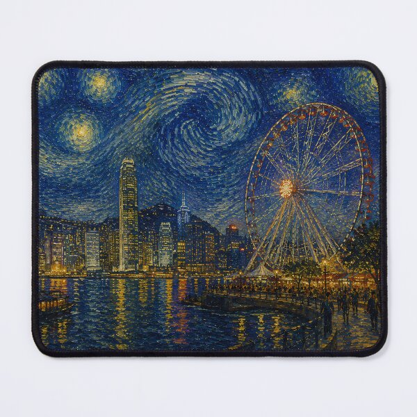 Item preview, Waterfront Evening - Van Gogh's Dream Travels (Impressionist Art) designed and sold by ianm1028.