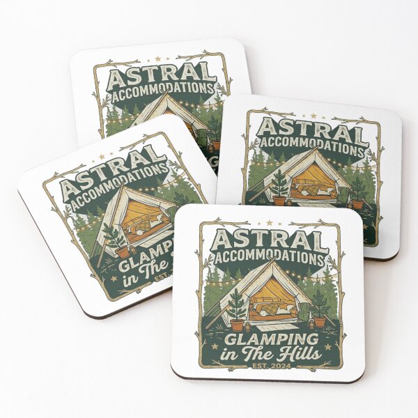 Item preview, Astral Accommodations Glamping in the Hills designed and sold by GabeMountainArt.