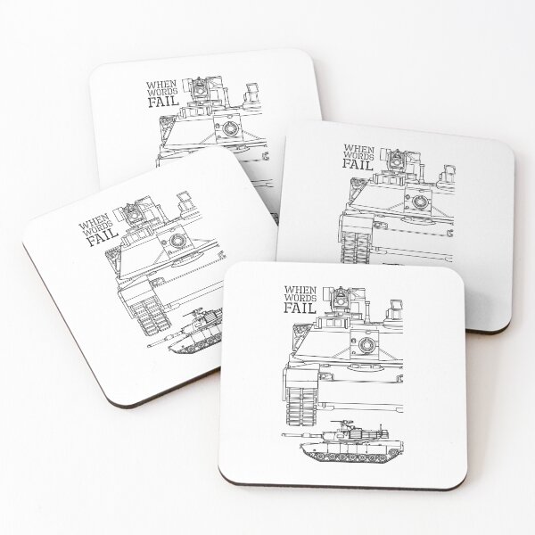 Item preview, Military Tank Army Technical Diagram When Words Fail designed and sold by GrandeDuc.