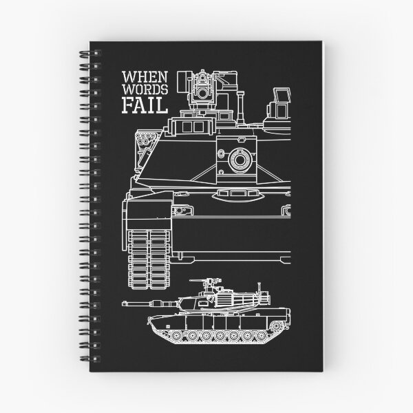 Item preview, Military Tank Army Technical Diagram When Words Fail designed and sold by GrandeDuc.