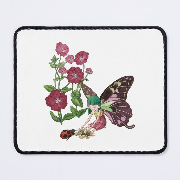 Item preview, August 19th birthday flower Rose Campion Fairy designed and sold by 366birthflower.
